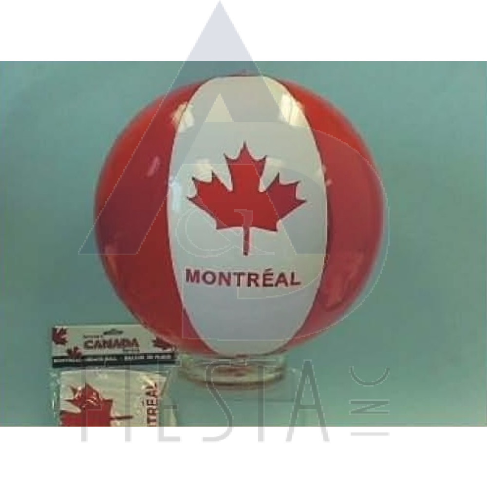 MONTREAL 16" INFLATABLE BEACH BALL