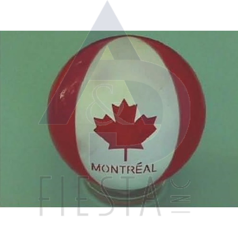 MONTREAL 8" INFLATABLE BEACH BALL