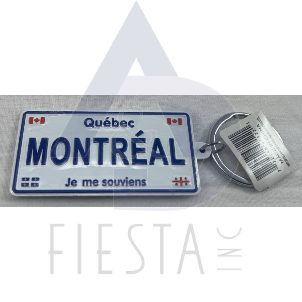 MONTREAL LICENSE PLATE "MONTREAL" KEY CHAIN