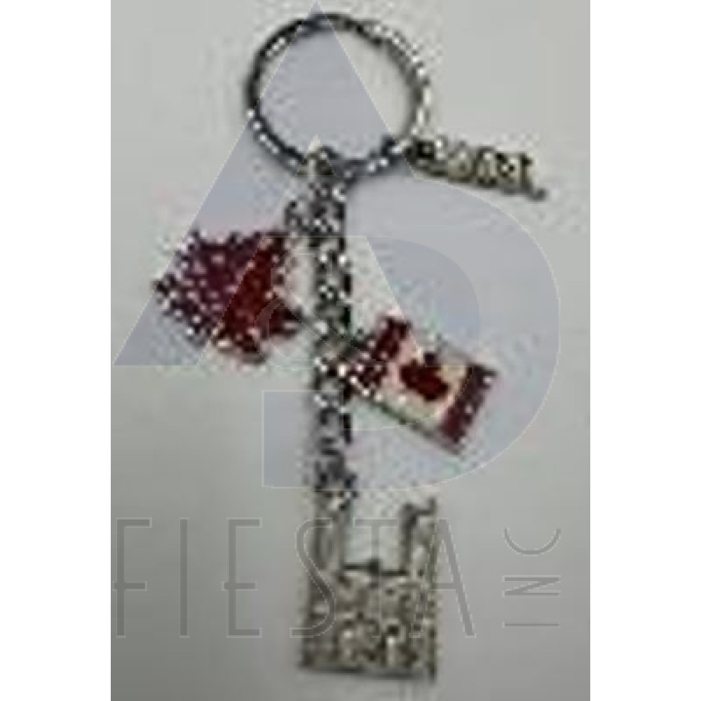 MONTREAL ASSORTED CHARMS KEY CHAIN 