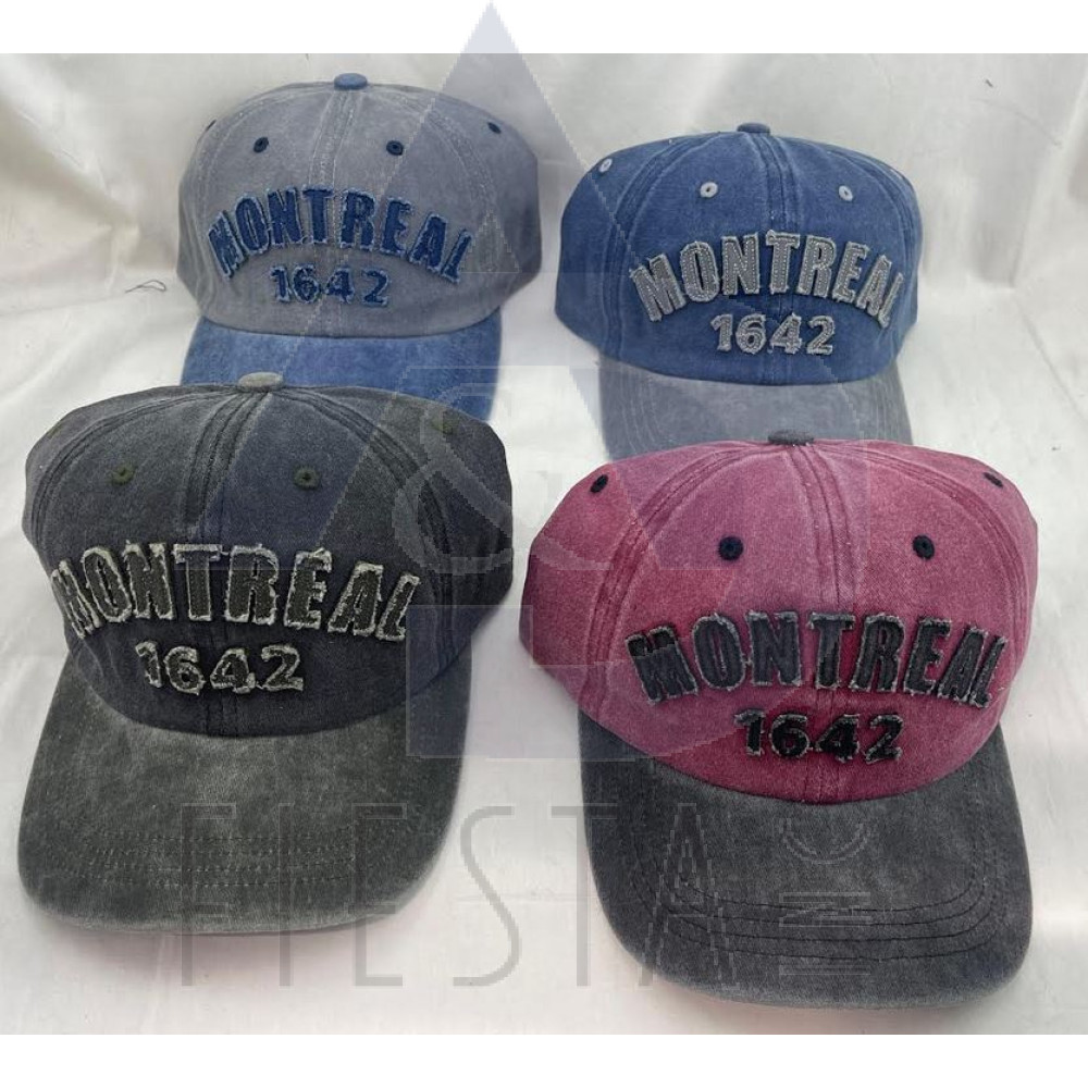 MONTREAL CAP WITH 3D MONTREAL 1642 ASSORTED 