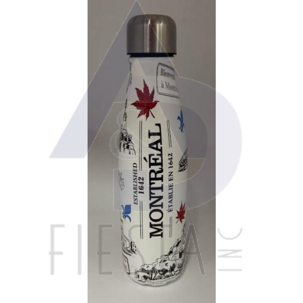 MONTREAL INSULATED 500 ML BOTTLE WITH ICONS
