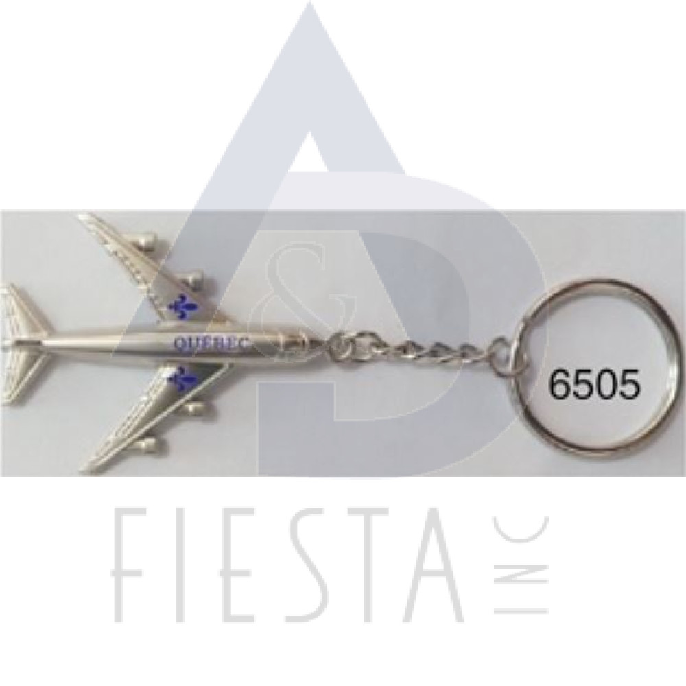 QUEBEC 3D AIR PLANE KEY CHAIN 