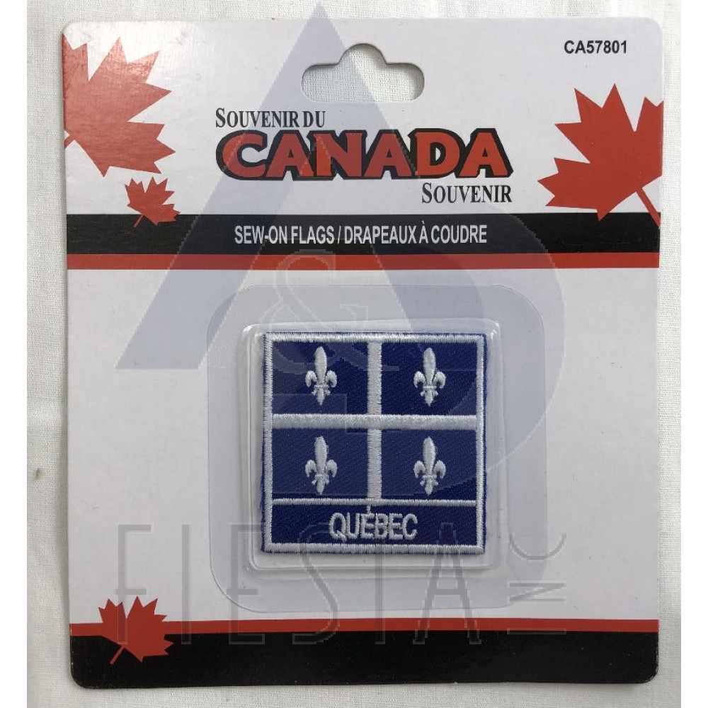 QUEBEC SQUARE PATCH WITH QUEBEC FLAG