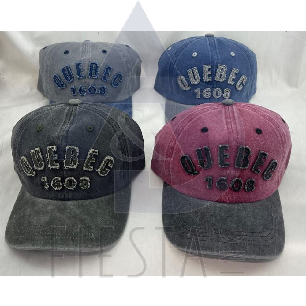 QUEBEC CAP WITH 3D QUEBEC 1608 ASSORTED 