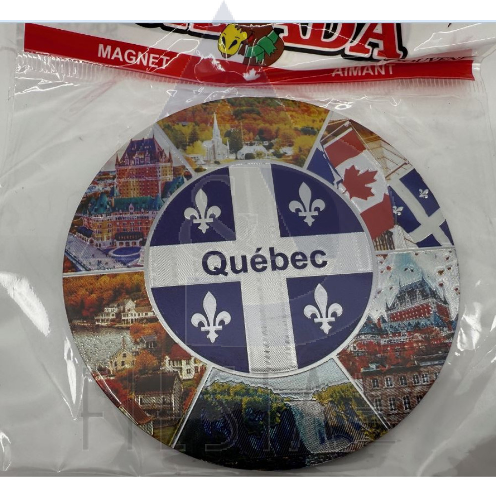 QUEBEC FOIL MAGNET STYLE #4