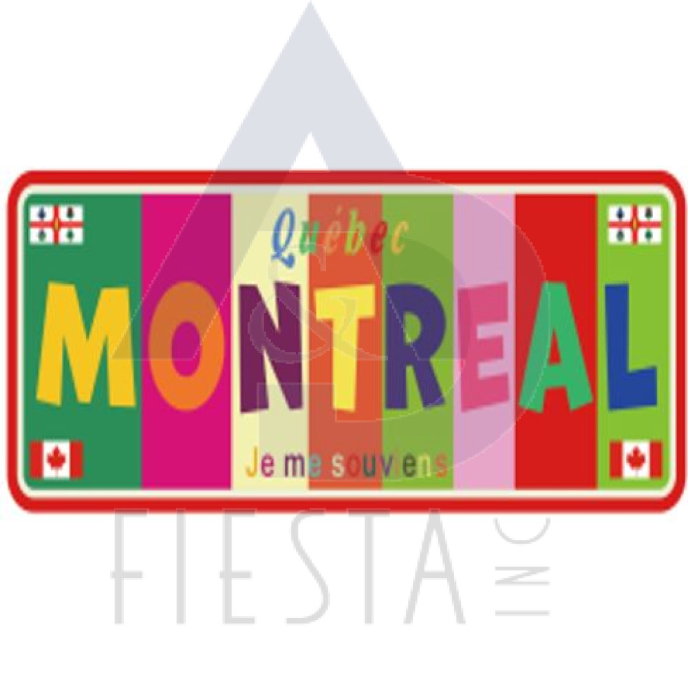 MONTREAL 2D MDF MULTI COLOR "MONTREAL" MAGNET