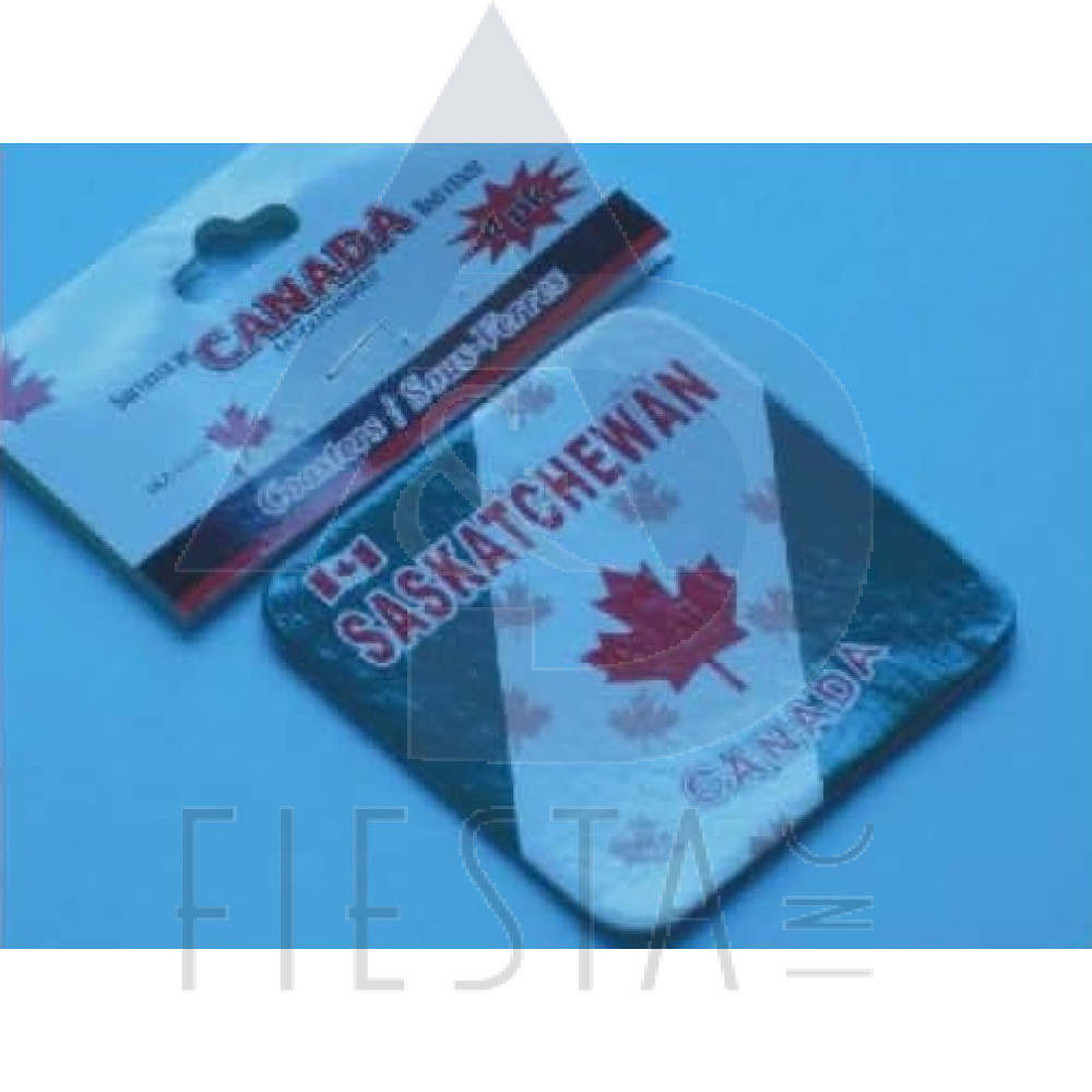 SASKATCHEWAN COASTERS 4 PACK ASSORTED