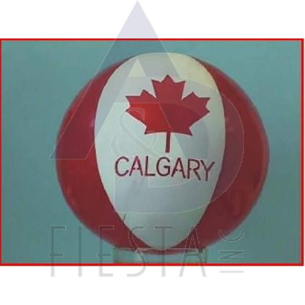 CALGARY 8" INFLATABLE BEACH BALL