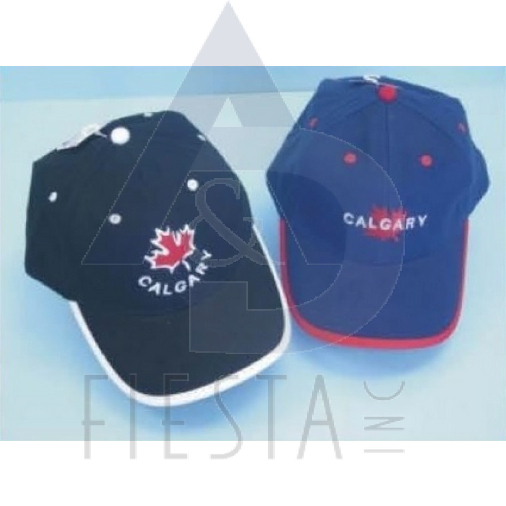 CALGARY BRUSHED COTTON CAP 2 ASSORTED