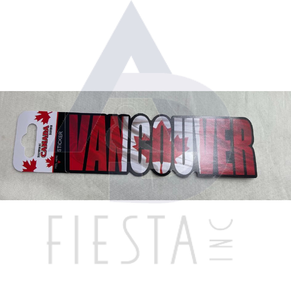 VANCOUVER CUT-OUT LETTER STICKER IN BOX