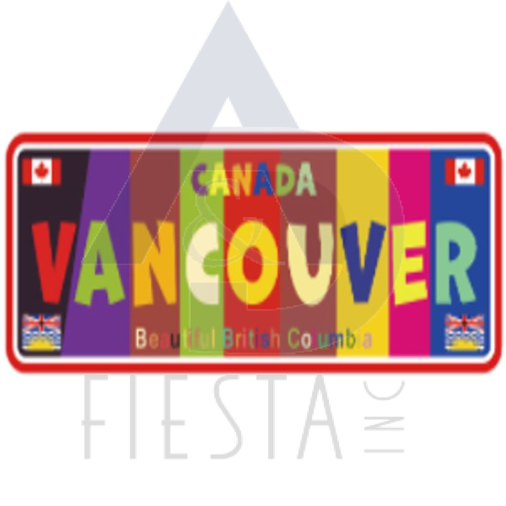 VANCOUVER 2D MDF MULTI COLOR "VANCOUVER" MAGNET