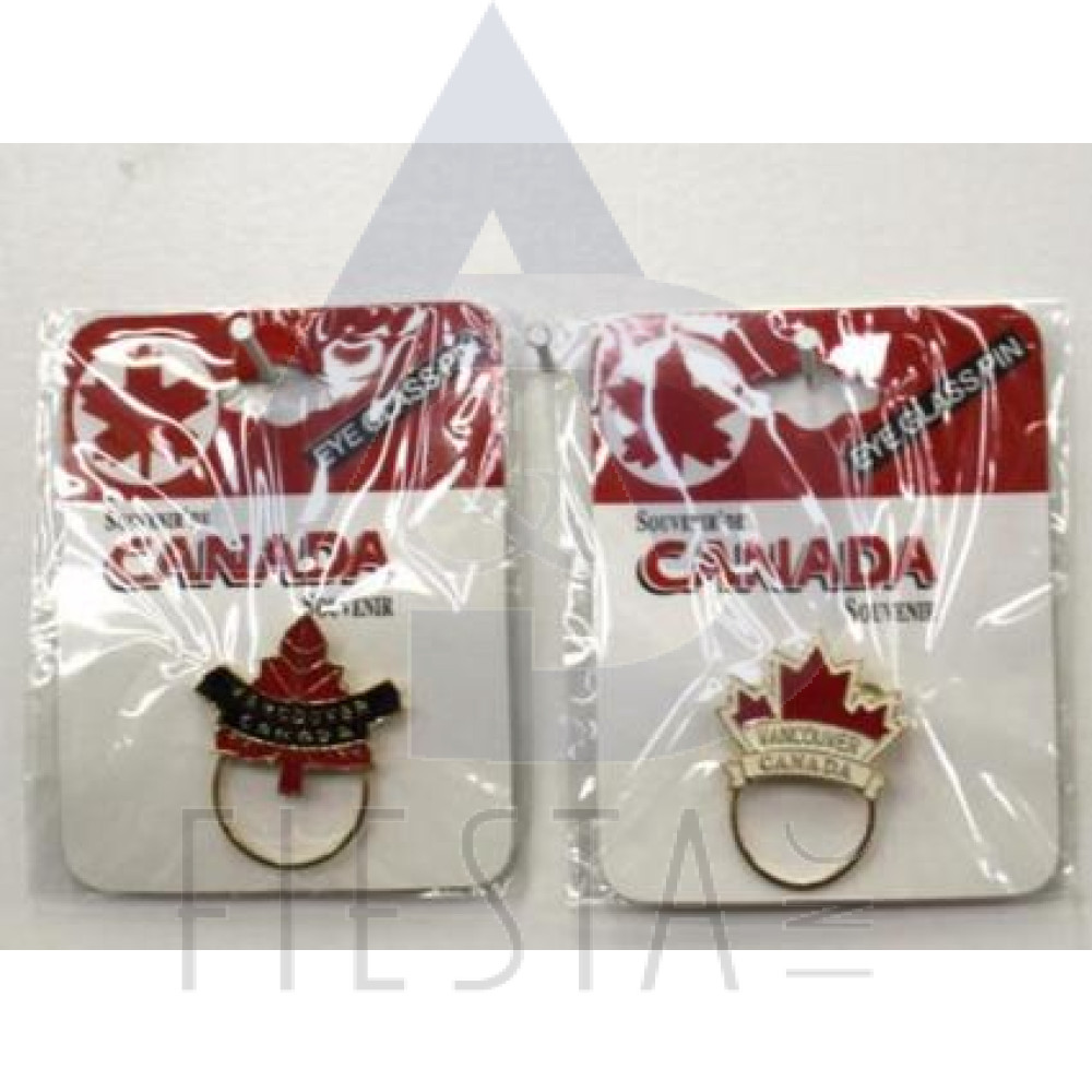 VANCOUVER EYE GLASS PIN ASSORTED
