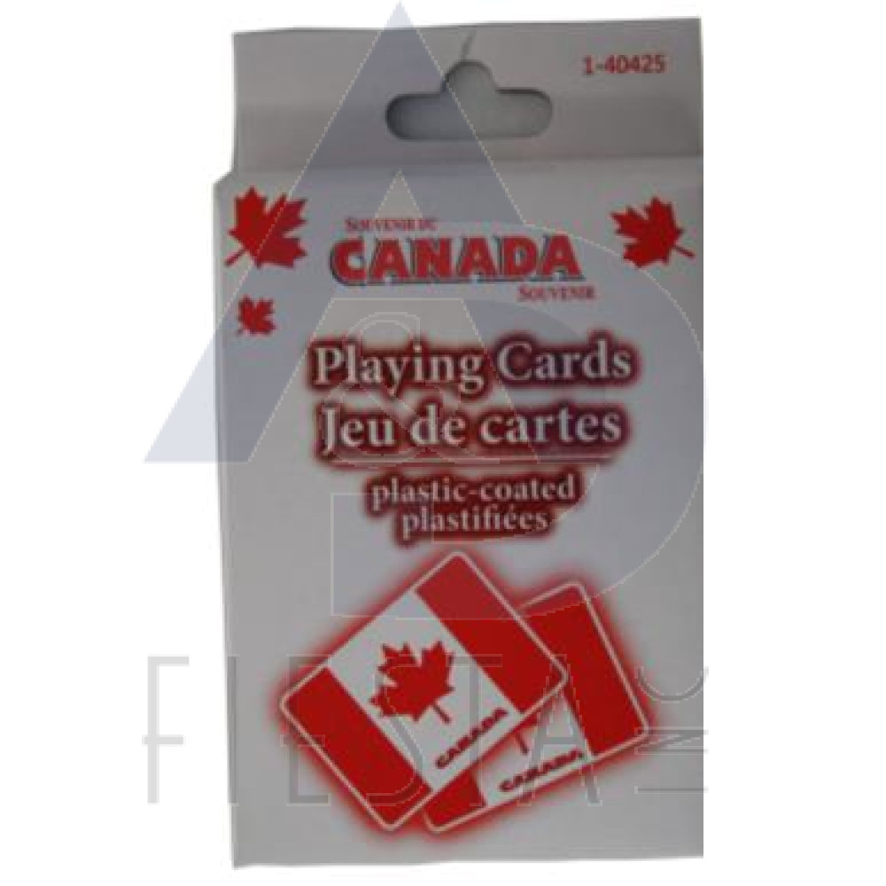 CANADA PLAYING CARDS IN PAPER BOX