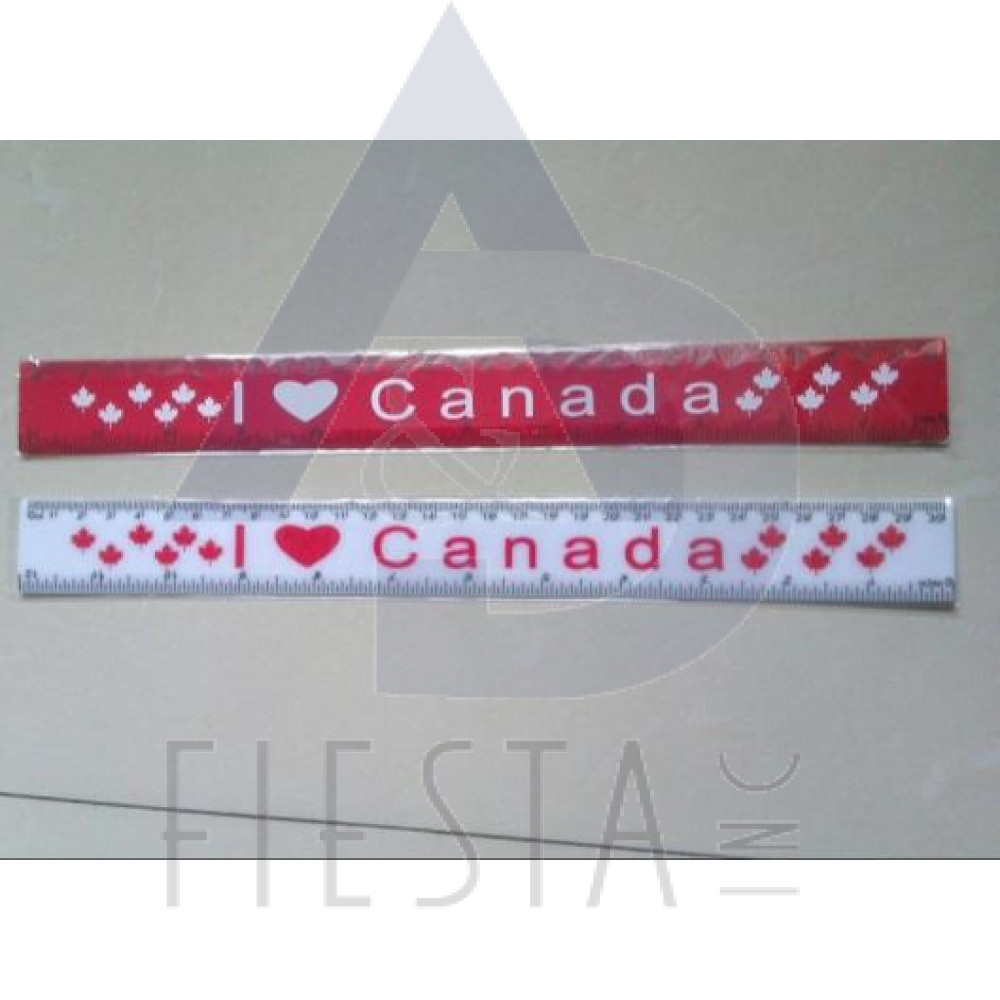 CANADA RULER RED/WHITE ASSORTED 