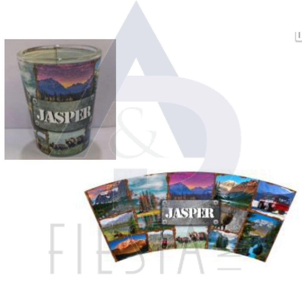 JASPER SHOT GLASS WITH PICTURES #1