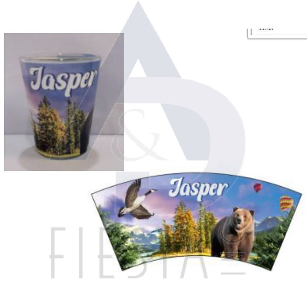 JASPER SHOT GLASS WITH PICTURES #2