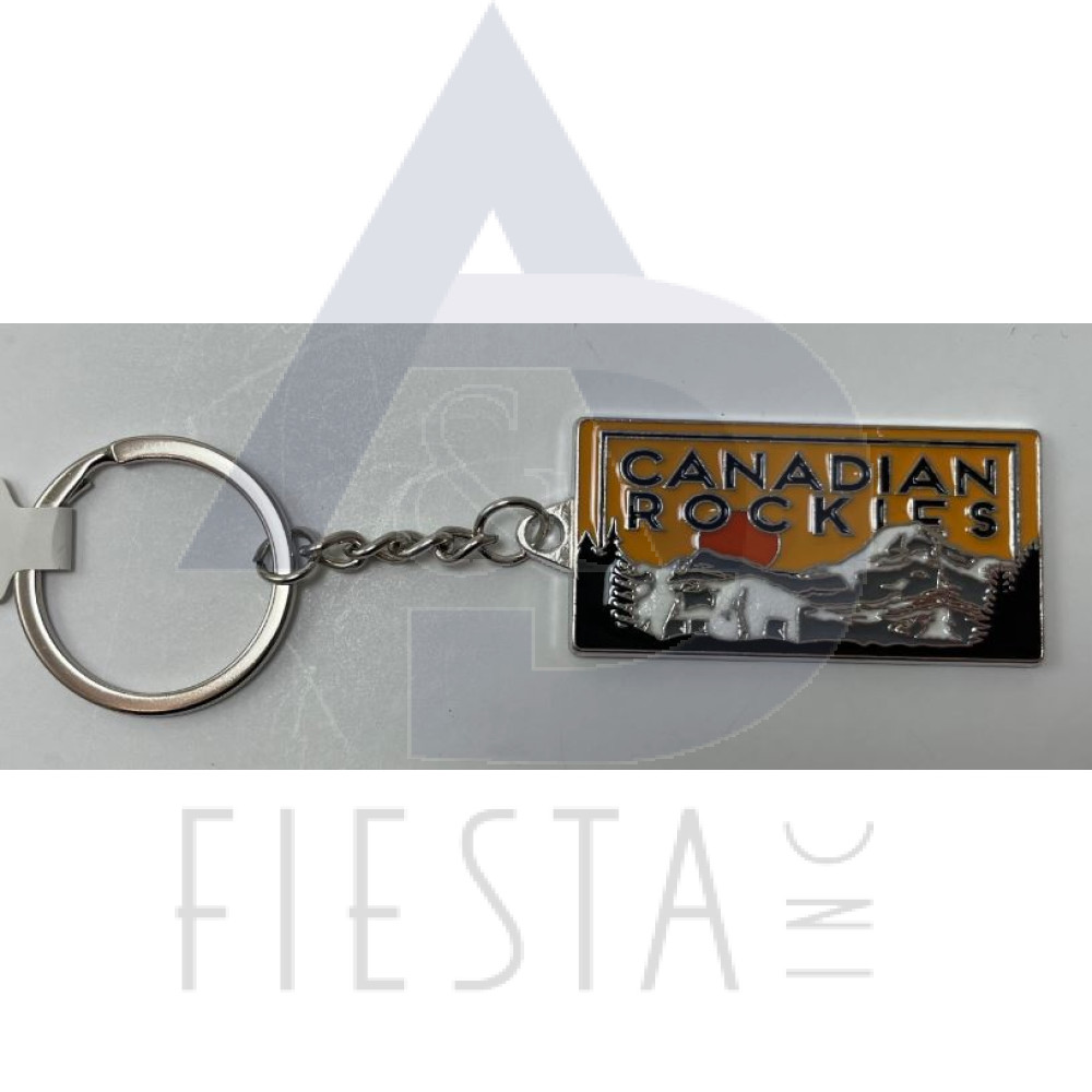 CANADIAN ROCKIES COLORED KEY CHAIN 