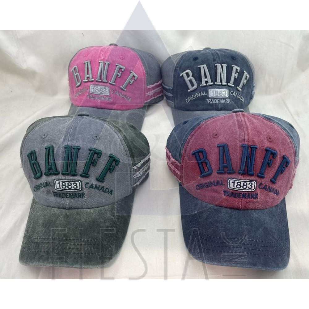 BANFF CAP 3D "BANFF 1883" ASSORTED COLORS