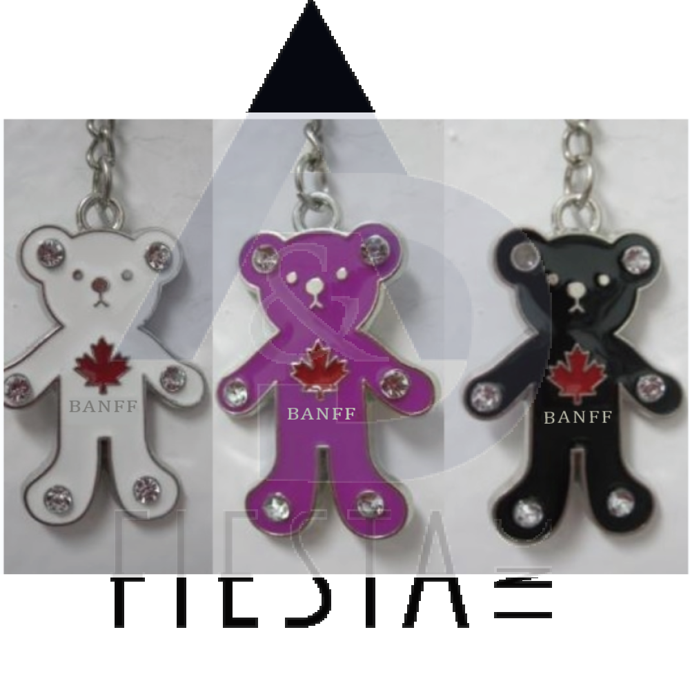 BANFF TEDDY BEAR 3 ASST. KEY CHAIN
