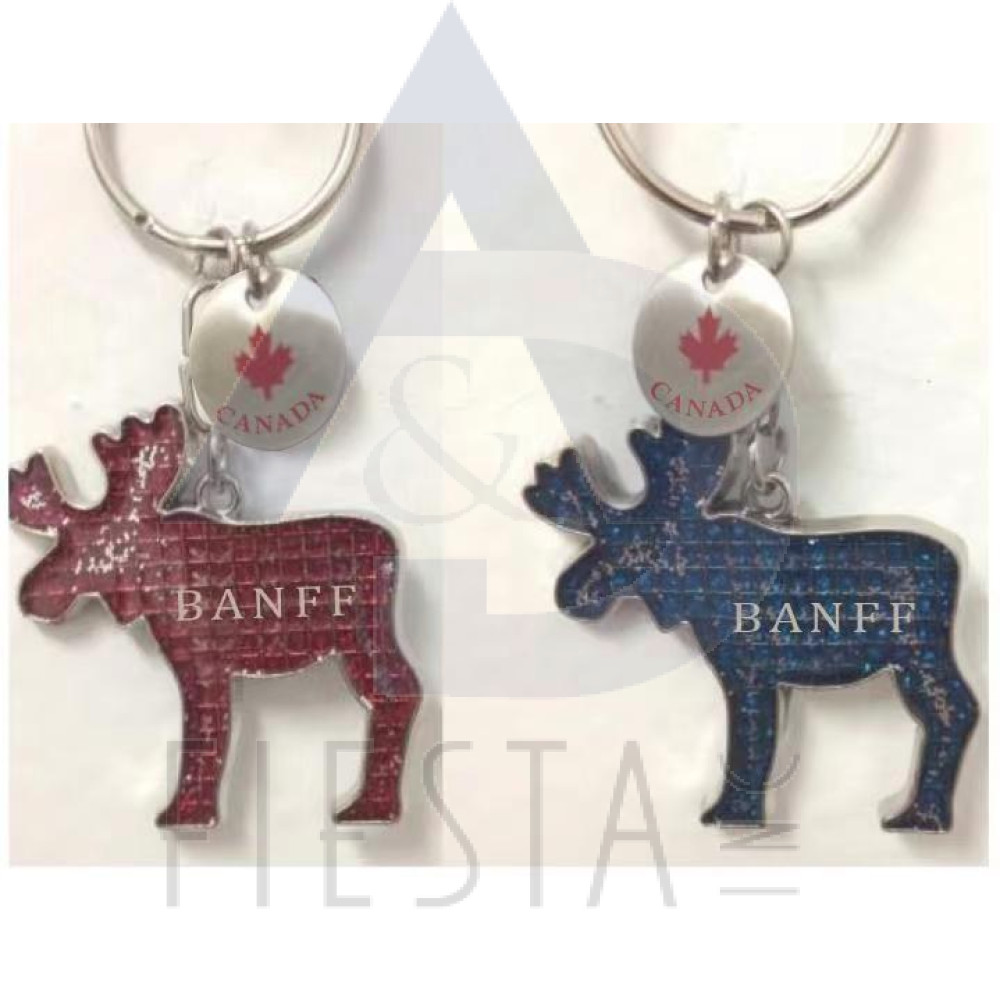BANFF MOOSE 3 ASST. KEY CHAIN