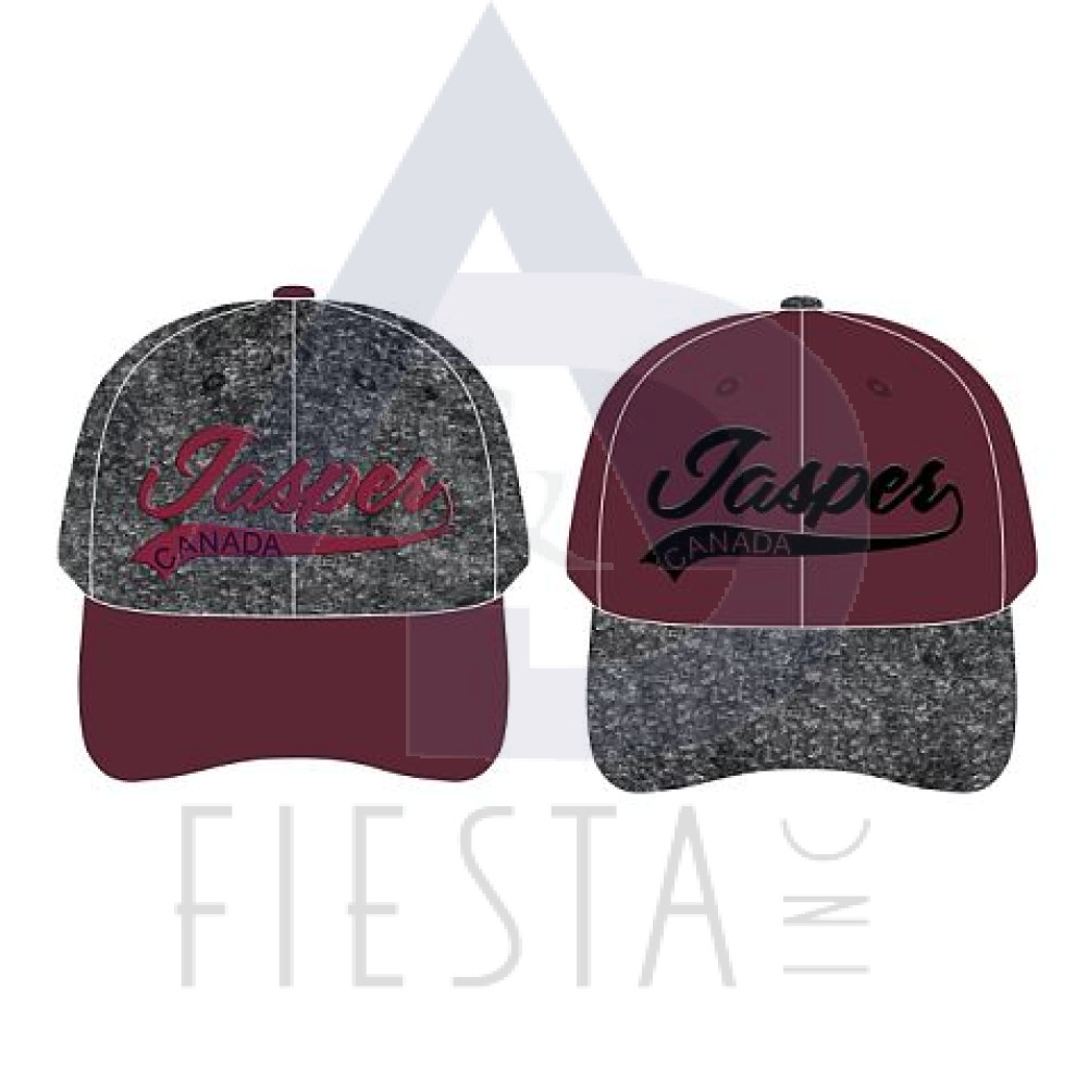 JASPER CAP 3D SCRIPT UNDERLINED 2 TONED, ASST COLORS