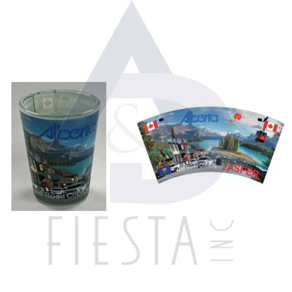 JASPER SHOT GLASS WITH PICTURES