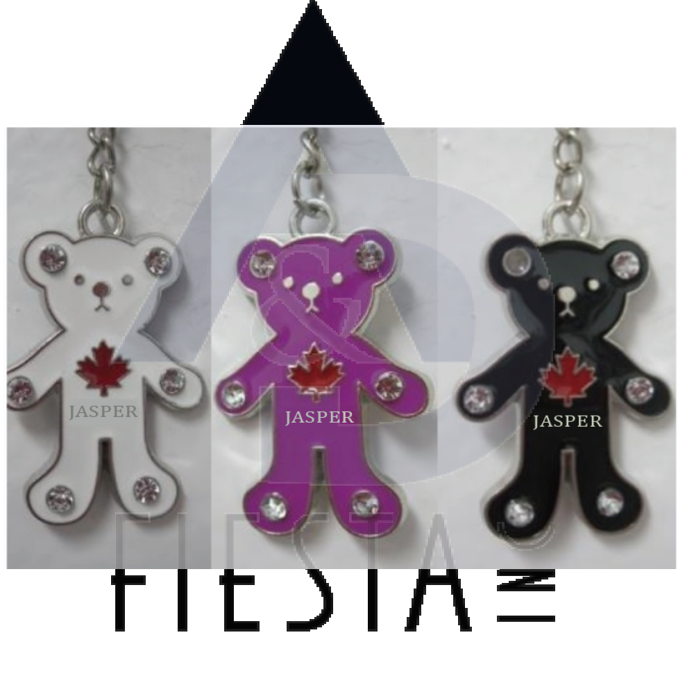 JASPER TEDDY BEAR 3 ASST. KEY CHAIN