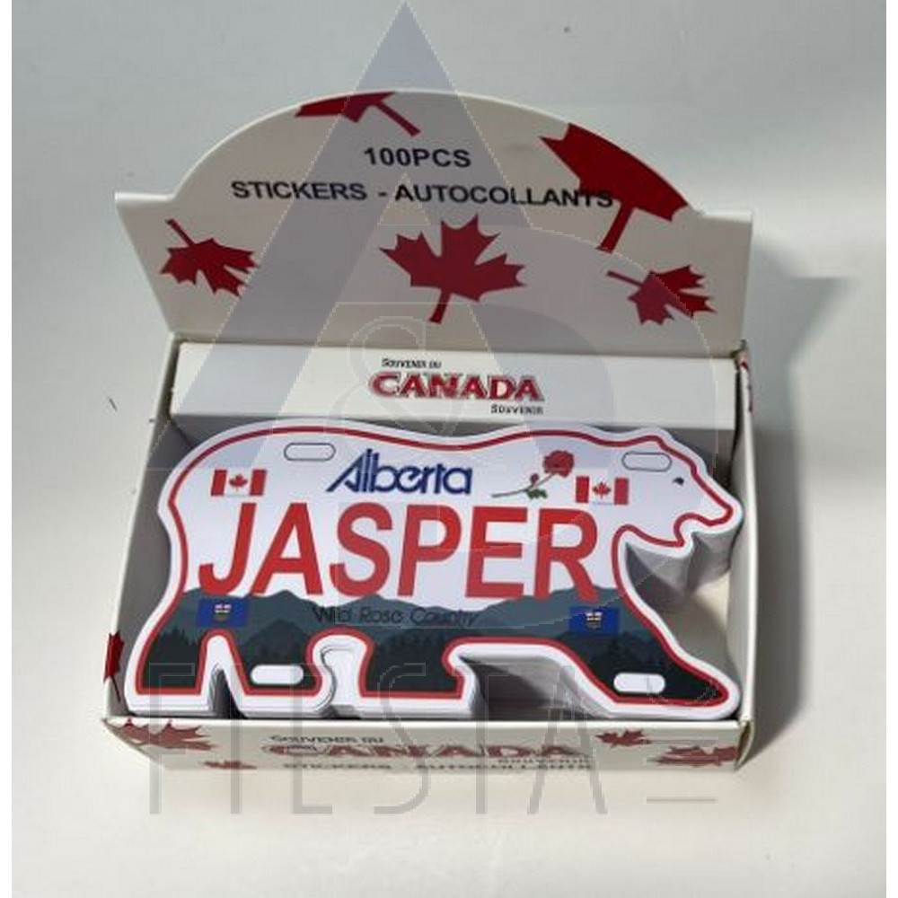 JASPER BEAR SHAPE STICKER IN BOX