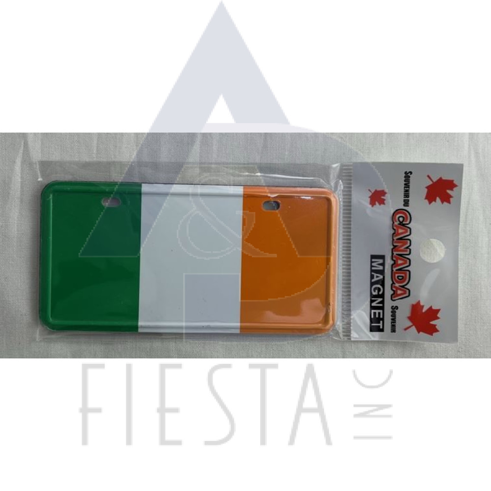 IRSH FLAG LICENSE PLATES 10X5 CM MAGNET