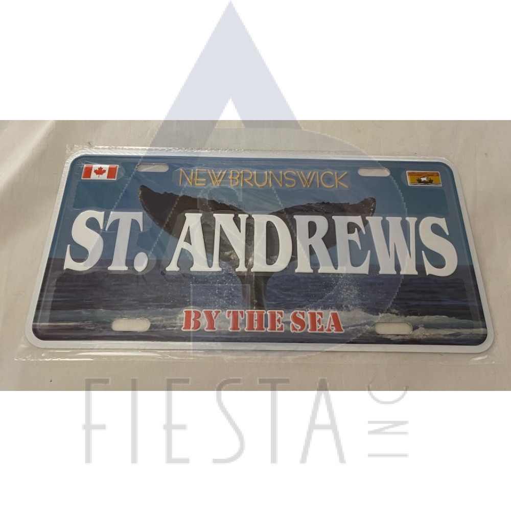 ST. ANDREWS-NEW BRUNSWICK MEDIUM LISENCE PLATE 15X7.5 CM MAGNET