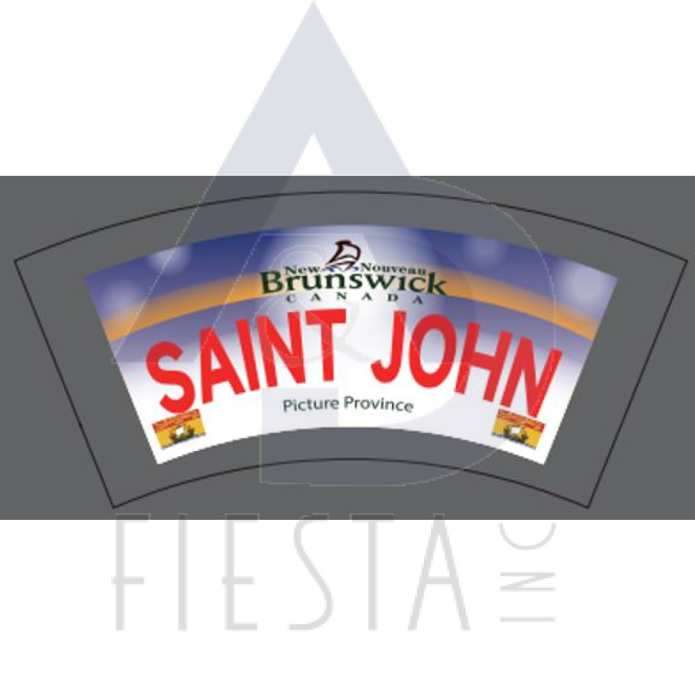 SAINT JOHN N.B. FROSTED SHOT GLASS