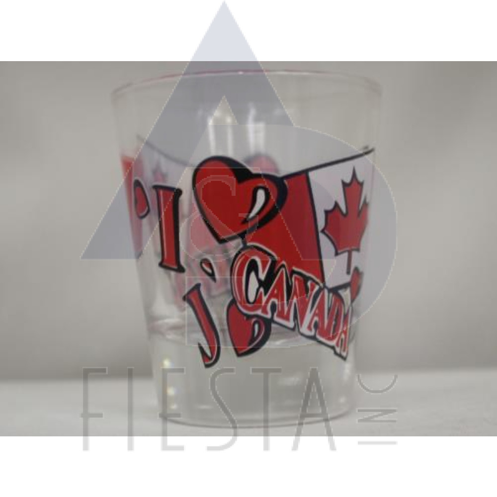 CANADA SHOT GLASS "I LOVE CANADA"