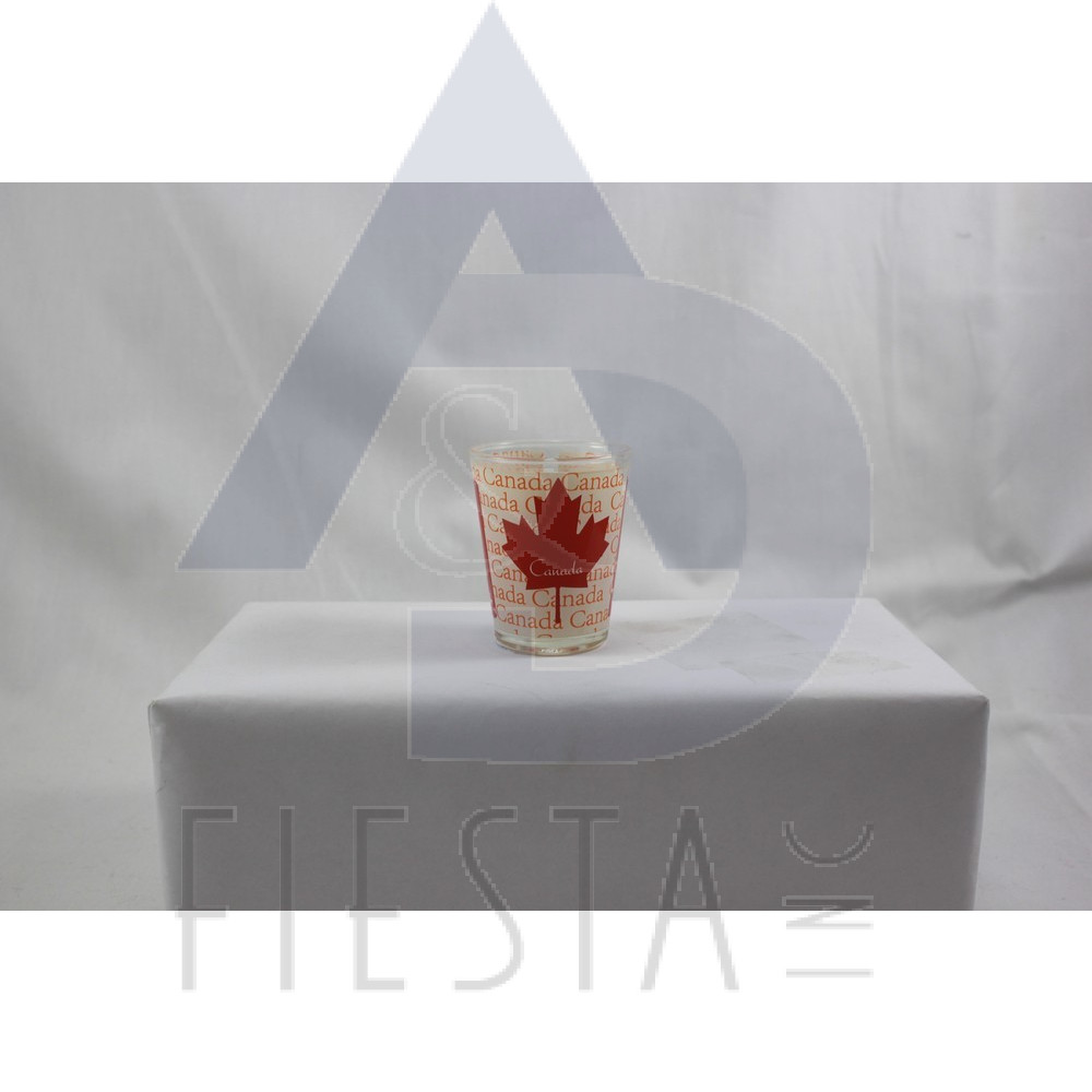 CANADA SHOT GLASS FLAG 