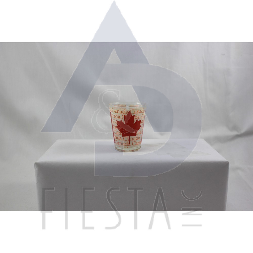 CANADA SHOT GLASS CANADA & LEAF