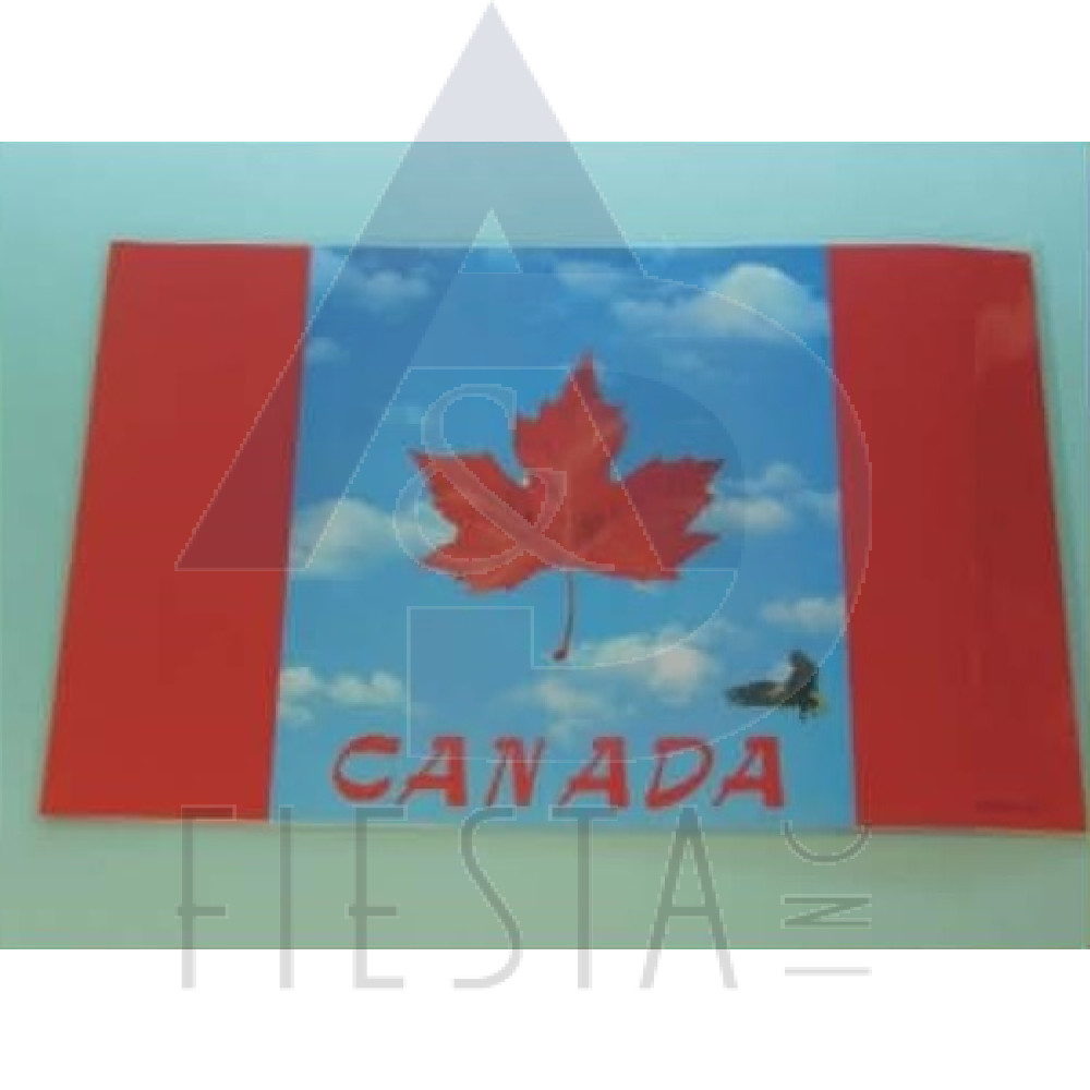 CANADA PLACEMAT WITH WAVY FLAG