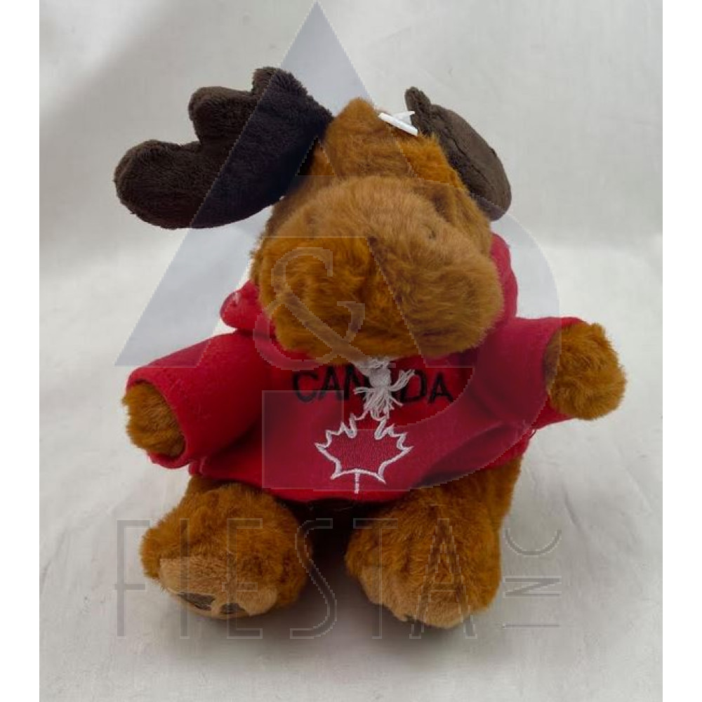 CANADA PLUSH 7.5" MOOSE WITH T-SHIRT AND HOOD