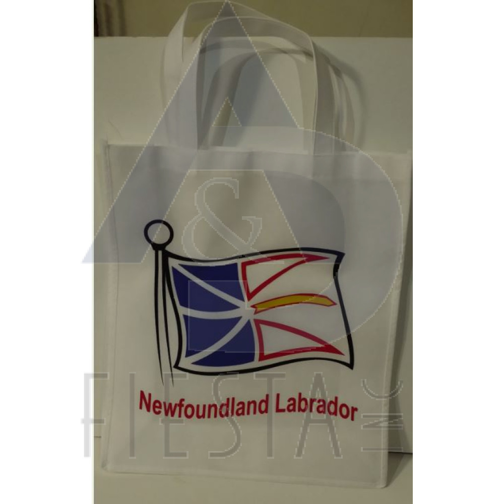 NEWFOUNDLAND LABRADOR NON WOVEN SHOPPING BAG 15.75"X14"