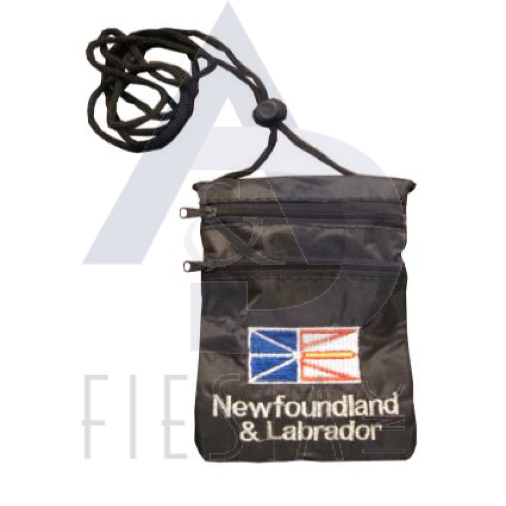 NEWFOUNDLAND LABRADOR SECURITY POUCH WITH STRING