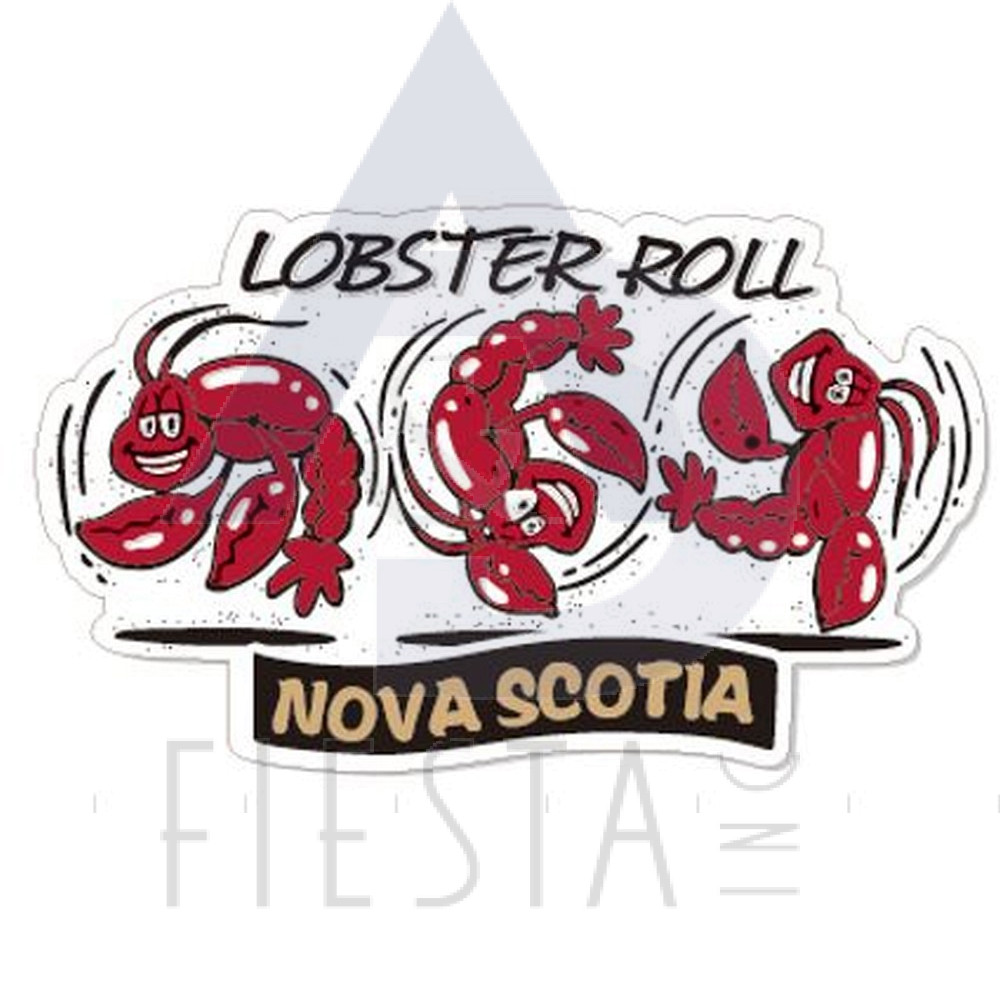 NOVA SCOTIA LOBSTER ROLL STICKER IN BOX