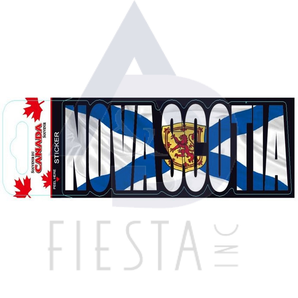 NOVA SCOTIA CUT-OUT STICKER IN BOX