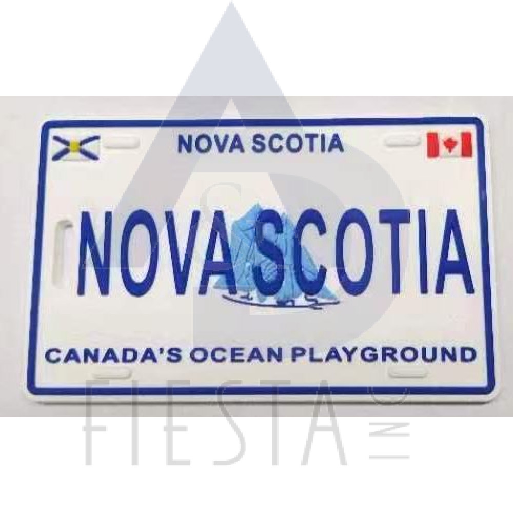 NOVA SCOTIA LICENSE PLATE LUGGAGE TAG