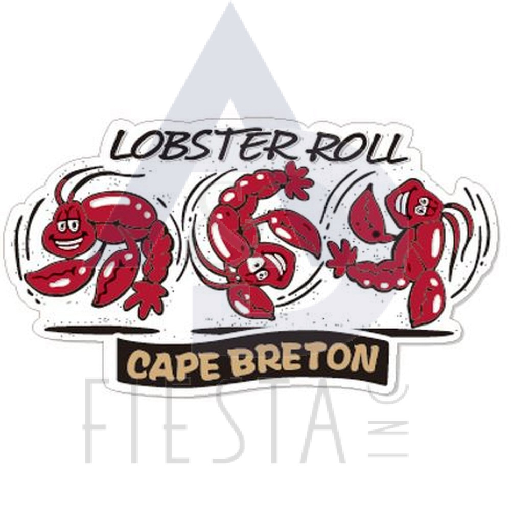 CAPE BRETON LOBSTER ROLL STICKER IN BOX