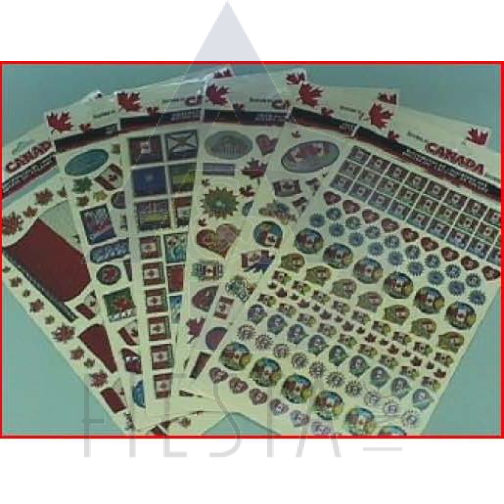 CANADA LASER STICKERS ASSORTED