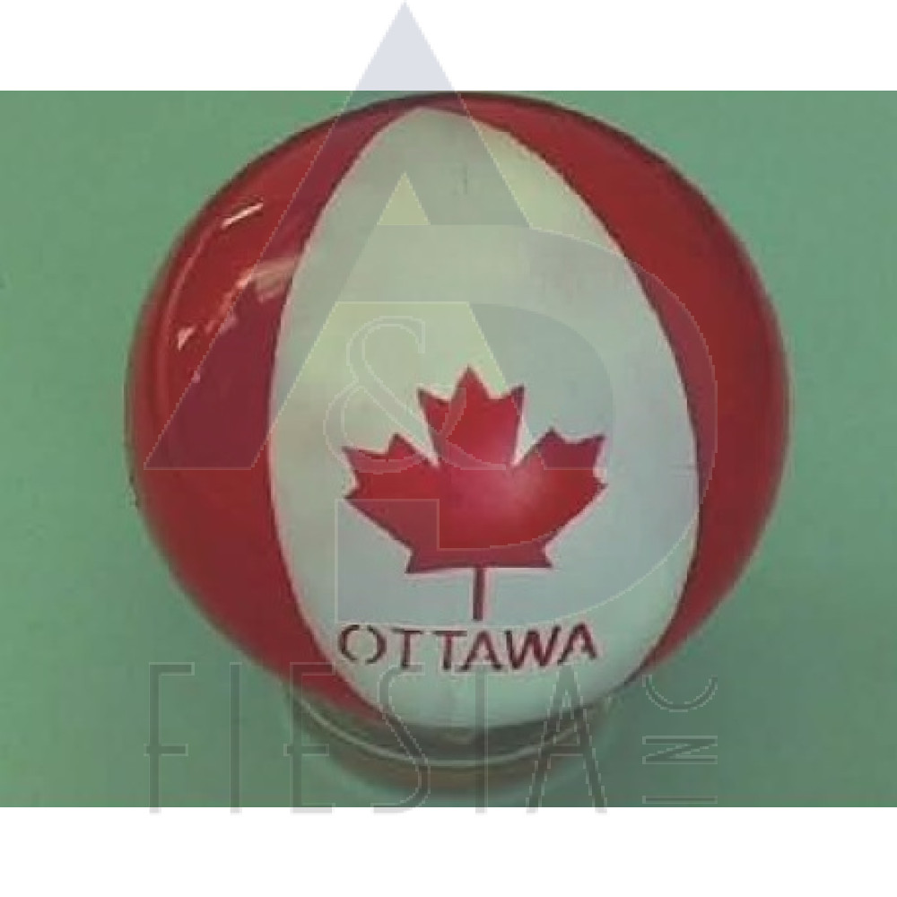 OTTAWA 8" INFLATABLE BEACH BALL