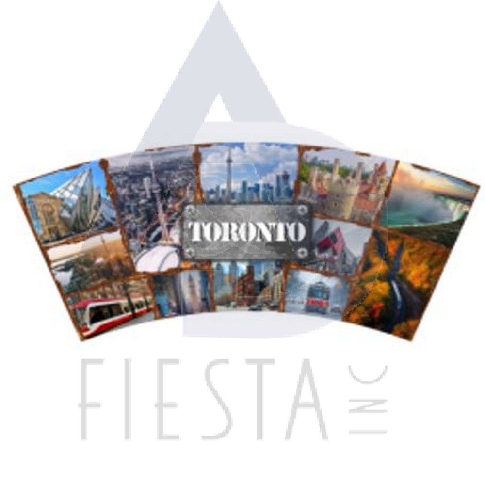 TORONTO SHOT GLASS WITH PICTURES #1