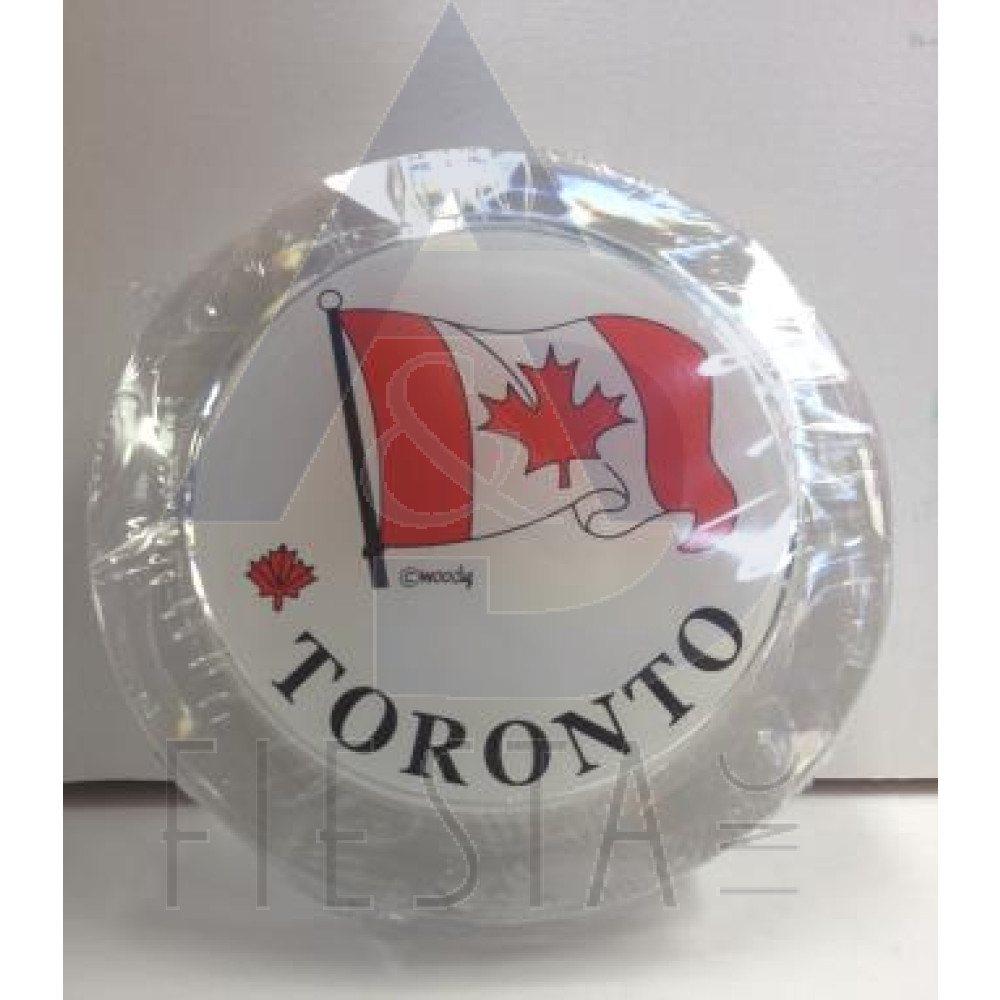 TORONTO ROUND ACRYLIC COASTERS 4 PACK 2 ASSORTED