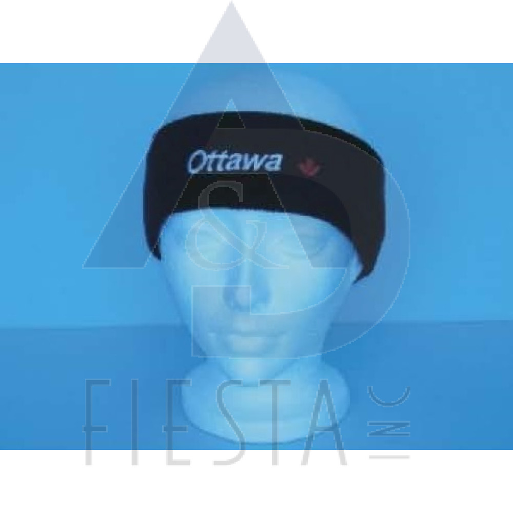 OTTAWA BLACK ACRYLIC HEADBAND