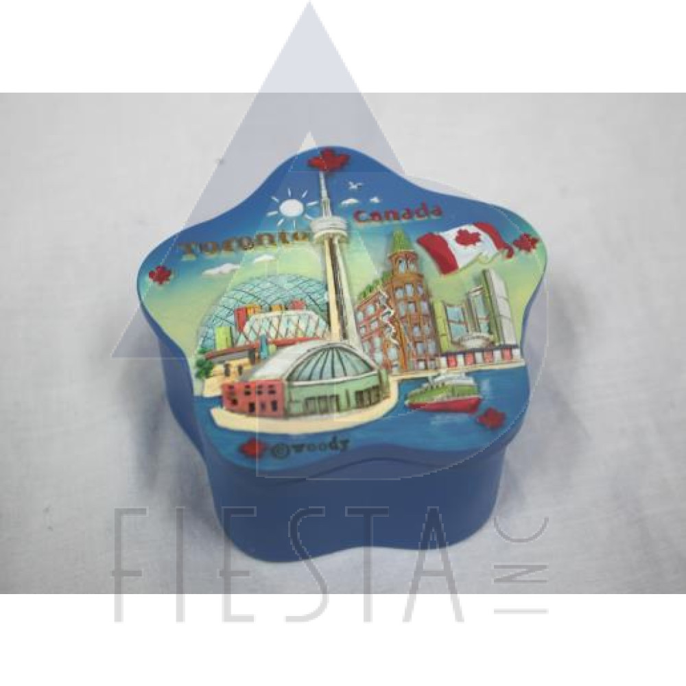 TORONTO POLY JEWELRY BOX STAR SHAPE