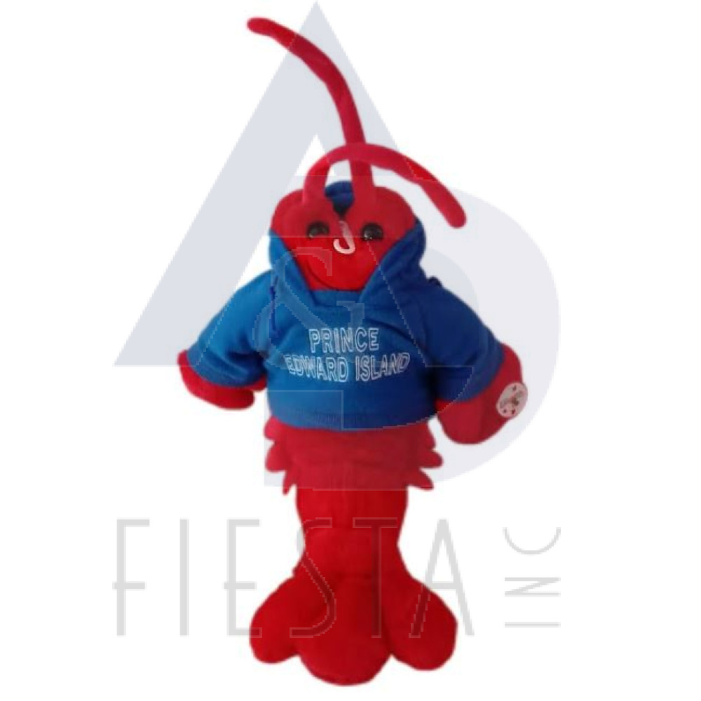 PRINCE EDWARD ISLAND PLUSH 9" LOBSTER WITH HOODIE ( I ❤ P.E.I.)